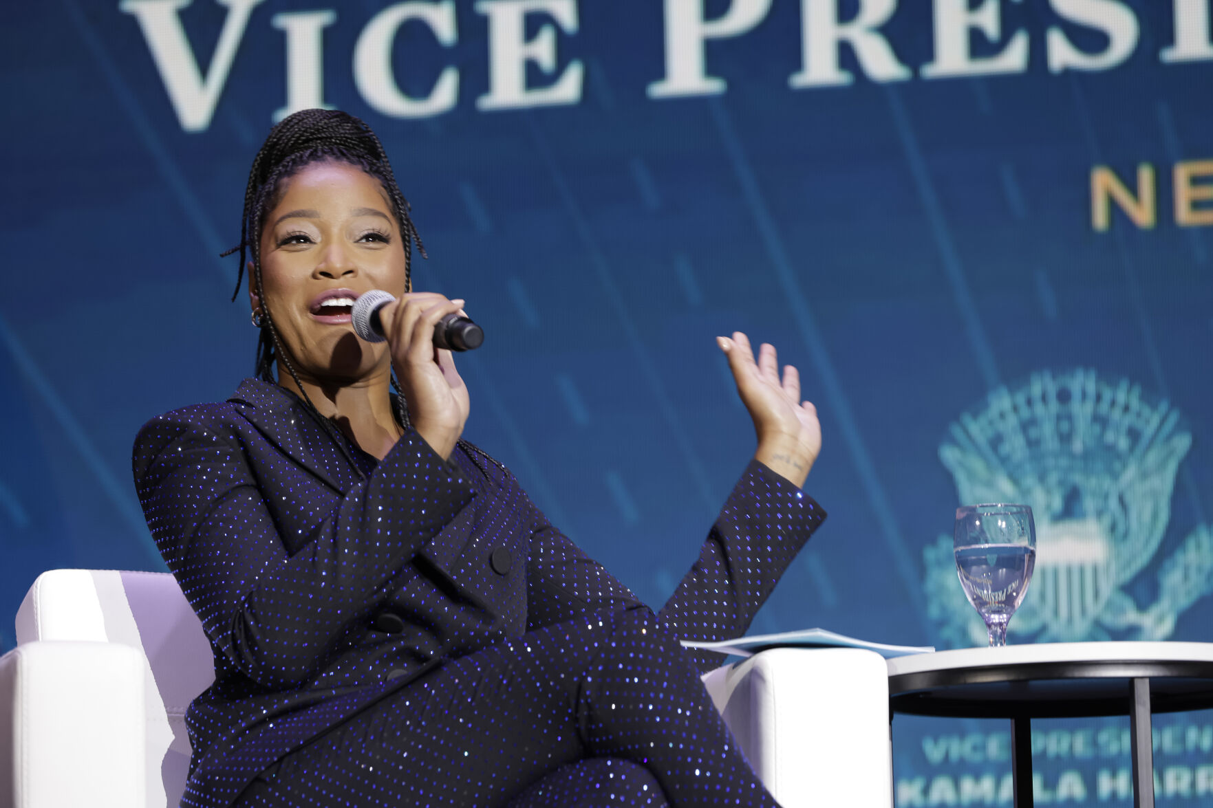 Kamala Harris at 2022 Essence Festival
